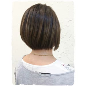 【*+お客様STYLE+*前下がりボブショート*】