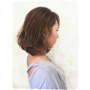 【*+お客様STYLE+*憧れ満点*女性らしいレトロボブ*】