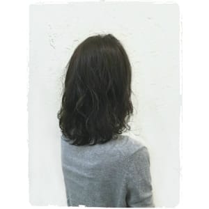 ≪*ダークラベンダーアッシュ×ふわミディ*≫