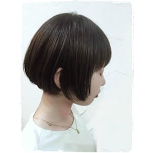 ≪*オーバルボブ*丸みが可愛いショートボブ*≫