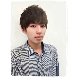 【*エッジィマッシュ×刈り上げツーブロック*】