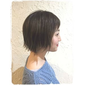 ≪ブリティッシュバング×外国人風外ハネスタイル≫