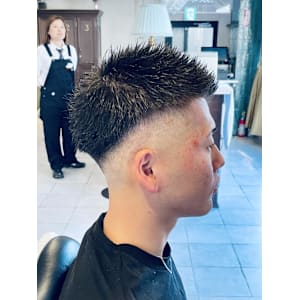 【20代 男性】ロンドンスパイキーフェード（大宮/バーバー）