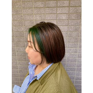 フェイスフレーミング×グリーン