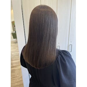 バイオレットカラー/艶髪/ロングヘア