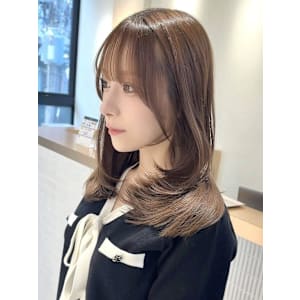 ＊レイヤーカットハイライトミディ＊【Zina京都河原町】