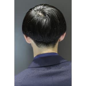 サラっと刈り上げマッシュ