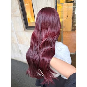 【LAGOON】ブリーチなし♪派手髪チェリーレッド