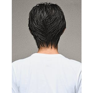 ナチュラル毛流れセンターパート