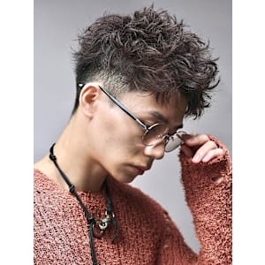 スパイキーショート！短髪パーマ！