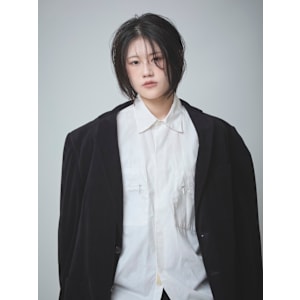 透け感大人っぽボブ