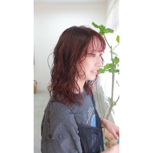 ナチュラルウルフパーマ