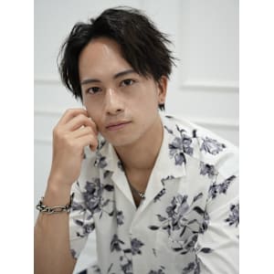 メンズ　波巻きパーマ