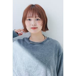 ピンクカラー/切りっぱなし