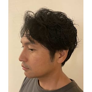 ビジネスマンもＯＫ　くせ毛風パーマスタイル - MEN'S WILL by SVENSON 湘南藤沢スタジオ【メンズウィル バイ スヴェンソン】掲載中