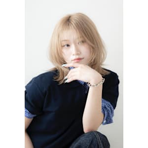 ケアブリーチ♪透明感ミルクティベージュ