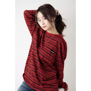 艶髪♪ワインレッド×ウェーブロング