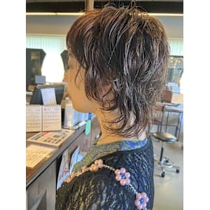 ウルフパーマ/ウェーブスタイル