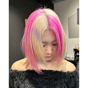 セクションカラー　デザインカラー　ハイトーン　表参道/原宿 - Null 表参道本店 デザインカラー/ダブルカラー【ヌル】掲載中