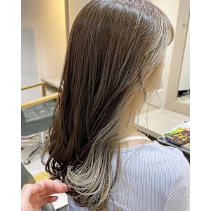 ホワイトベージュ/ミルクティーベージュ/インナーカラー - ACT仙台 deuxieme【アクトセンダイ ドゥーズィエム】掲載中