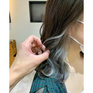 ブルーアッシュ/シルバー/インナーカラー - ACT仙台 deuxieme【アクトセンダイ ドゥーズィエム】掲載中