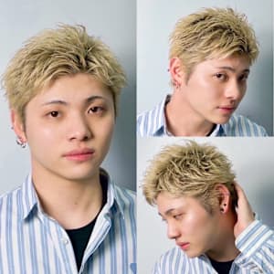 ハイトーンスパイキーショート