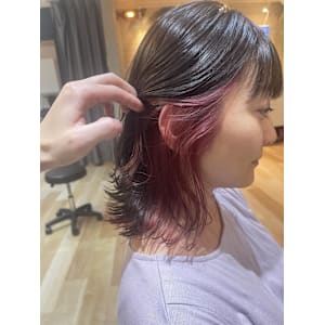 インナーカラー・チェリーピンク