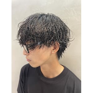 マッシュパーマ/ウルフ波巻き/ツイストスパイラル