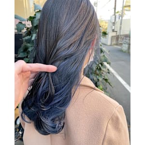 ネイビーブルー/ブルーカラー/インナーカラー