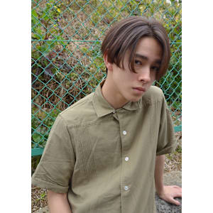 センターパート/nuance short /ツーブロック刈り