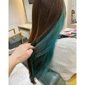 インナーカラー×ターコイズブルー - ACT harajuku【アクト ハラジュク】掲載中