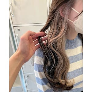 ミルクティーベージュ/グレージュ/インナーカラー