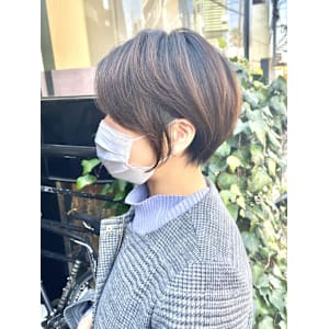小顔ショート/ショートボブ/大人美人ショート