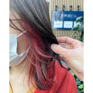 ピンクイヤリングカラー　クリアピンク