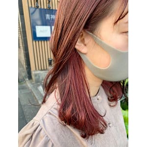 ピンクベージュ　インナーカラー☆ - ACT harajuku【アクト ハラジュク】掲載中