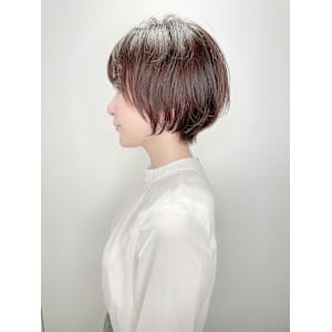 ひし形　ふんわりマッシュショート