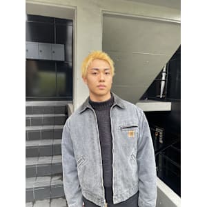 スパイキーショート／ブロンドカラー/ベージュ