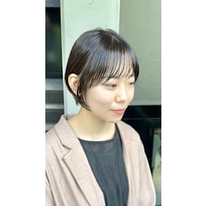マニッシュショート/マッシュショート/大人ショートボブ