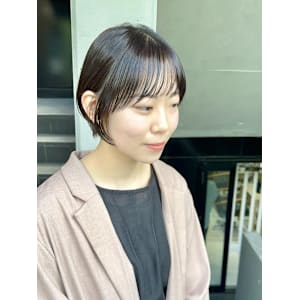 ショートボブ/マッシュショート/丸みショート