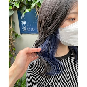 ブルーラベンダー×インナーカラー　イヤリングカラー - ACT 十条店【アクト ジュウジョウテン】掲載中