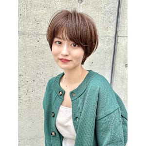 大人マッシュショート/ふんわりショートボブ