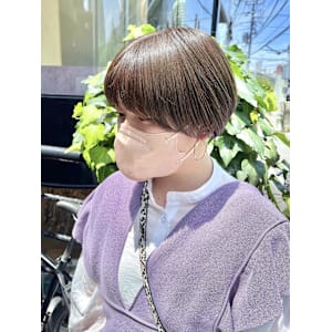 小顔ショート/マッシュショート/大人マッシュショート