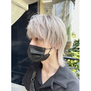 マッシュウルフ・ブロンドカラー