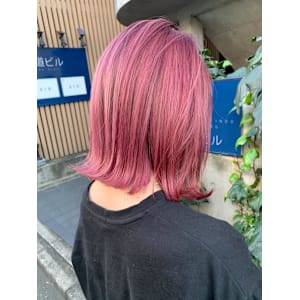 外はねボブ　ハイトーンピンクカラー - ACT 十条店【アクト ジュウジョウテン】掲載中