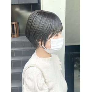 ショートボブ/丸みショート/くびれショート