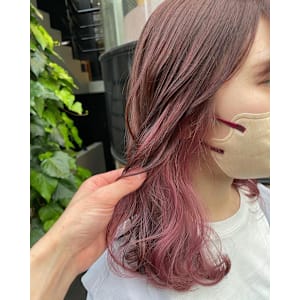 ピンクラベンダー/ラベンダーピンク/インナーカラー