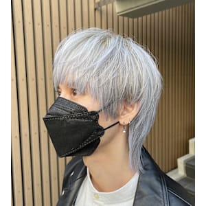 メンズ/ウルフカット/シルバーアッシュ/グレー - ACT 仙川店【アクト センガワテン】掲載中