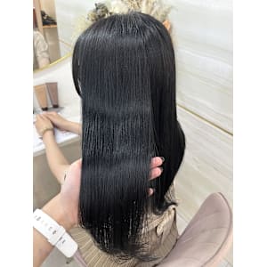 《高橋亜美》ブルーブラック/暗髪/艶髪/韓国