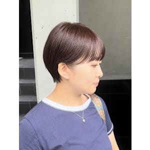 耳掛けショート/マッシュショート/ボーイッシュショート