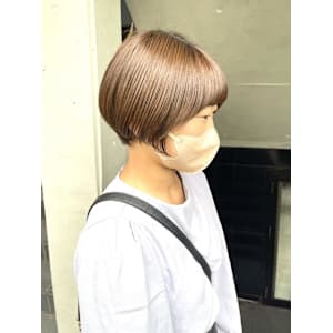 マッシュショート/大人ショートボブ/大人可愛い